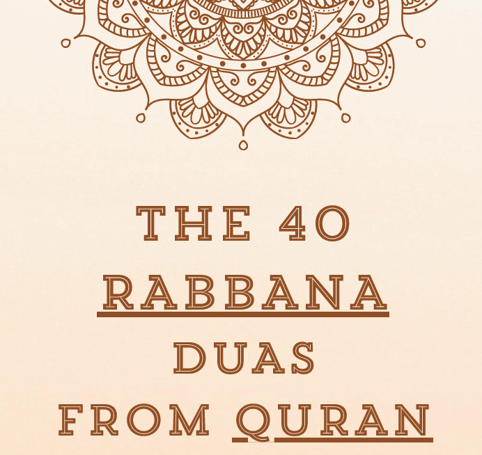 40 Quranic Rabbana DUA's With English Translation (Digital Product)